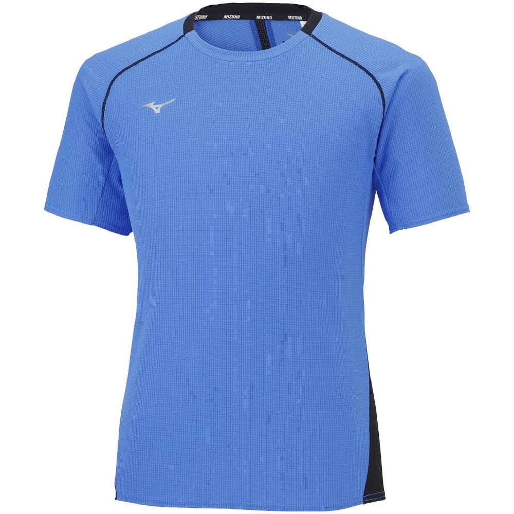 

Mizuno Dry Aeroflow Training Short Sleeve Highly Sonic Size 32MA2021 Men s Wear, T-Shirt, Breathable, Blue,