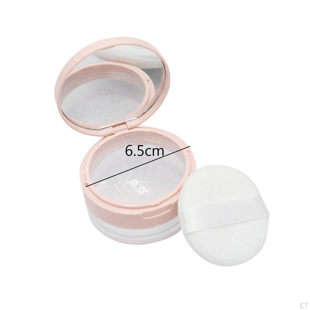 Empty Loose / with Sifter Lid Reusable DIY Cosmetic Jar/ Makeup