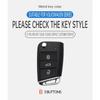 For VW Volkswagen Jetta MK5 Golf Zinc Alloy Leather Car Remote Key Case Cover Protector Holder Shell For VW Volkswagen Golf 7 MK