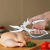 Steel Chicken Bone Shear Rust-proof Chicken Claw Scissor Practical BBQ Scissor  Poultry