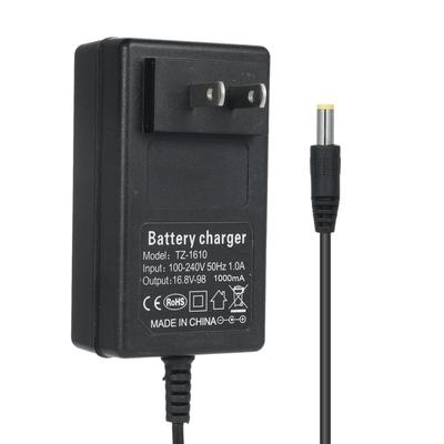 Battery Charger 16.8V Liion Battery Charger for 16.8V Battery, 5.5mm X 2.5mm DC Power Jack Replacement Power Adapter