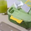 Lunch Box Food Grade Plastic Office Worker Lunch Box With Tableware Individually Sealed Portable Bento Box Salad Box
