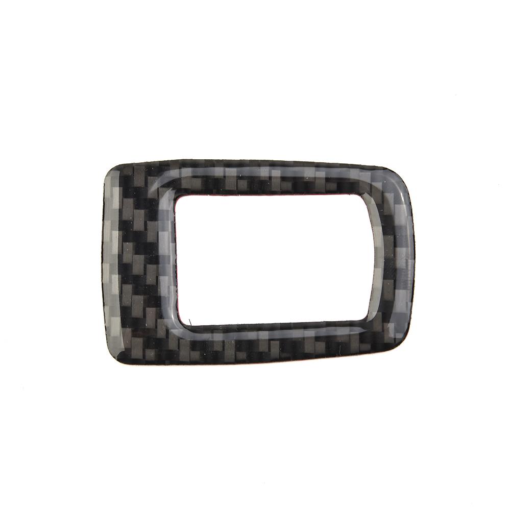 2 Pcs Auto Real Carbon Fiber Door Casement Lift Switch Covers Stickers For BMW 3 Series E92 Coupe Door Window Switch Trim
