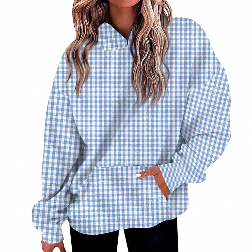 Women's Fashion Daily  Casual V-Neck Long Sleeve Printed Top