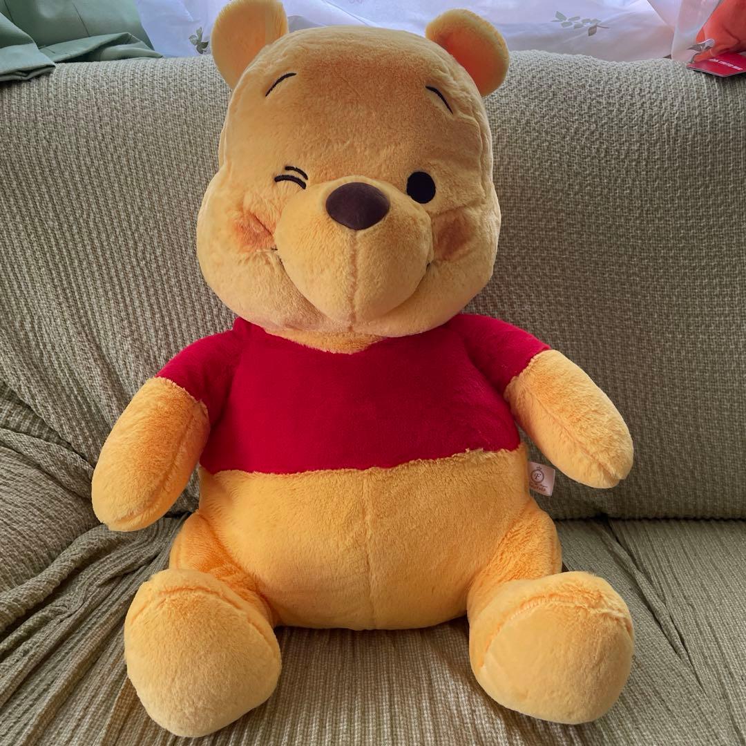 FUKUFUKU Wink Super BIG Plush Winnie the Pooh Disney