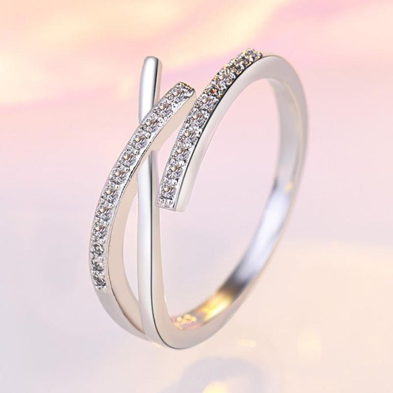 Copper Ring Zircon Classics For Women Wedding Engagement Jewelry Accessories Beautiful Fashion High Quality Gift