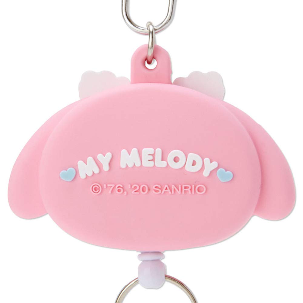 Sanrio My Melody Reel 189472 Face-Shaped Keychain, Pink,