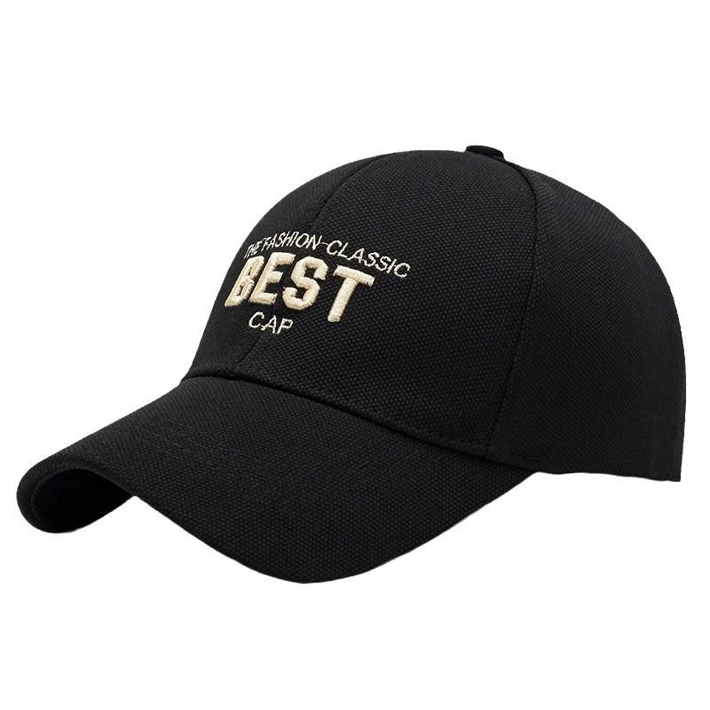 Fashion letter embroidery cap curved brim spring and autumn visor sports hat men's and women's outdoor sun protection baseball cap