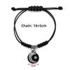 Sun Moon Couple Bracelets Adjustable Hand Chain Retro Braided Bracelet  Couple Jewelry Gift
