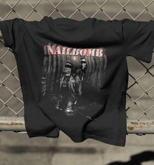 NAILBOMB EURO UK TOUR DATE T SHIRT M