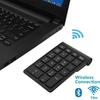 Vogek 22 Keys Bluetooth Numeric Keyboard Wireless Number Keypad Portable Plug And Play Digital Number Pad For Laptop IPad