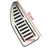 Car Pedal Cover for Ford Fiesta MK7 2009 - 2015 Ecosport 2012 - 2017 LHD Accelerator Gas Pedals Pads Aluminium Alloy Rubber