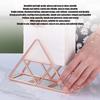 Napkin Holder Fashion Thickened Widened Triangular Freestanding Metal Wrought Iron Vertical Tissue Holder