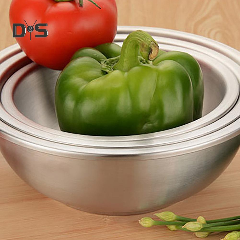 Round Thicken Salad Baking Egg Mixing Bowl Home Utensil