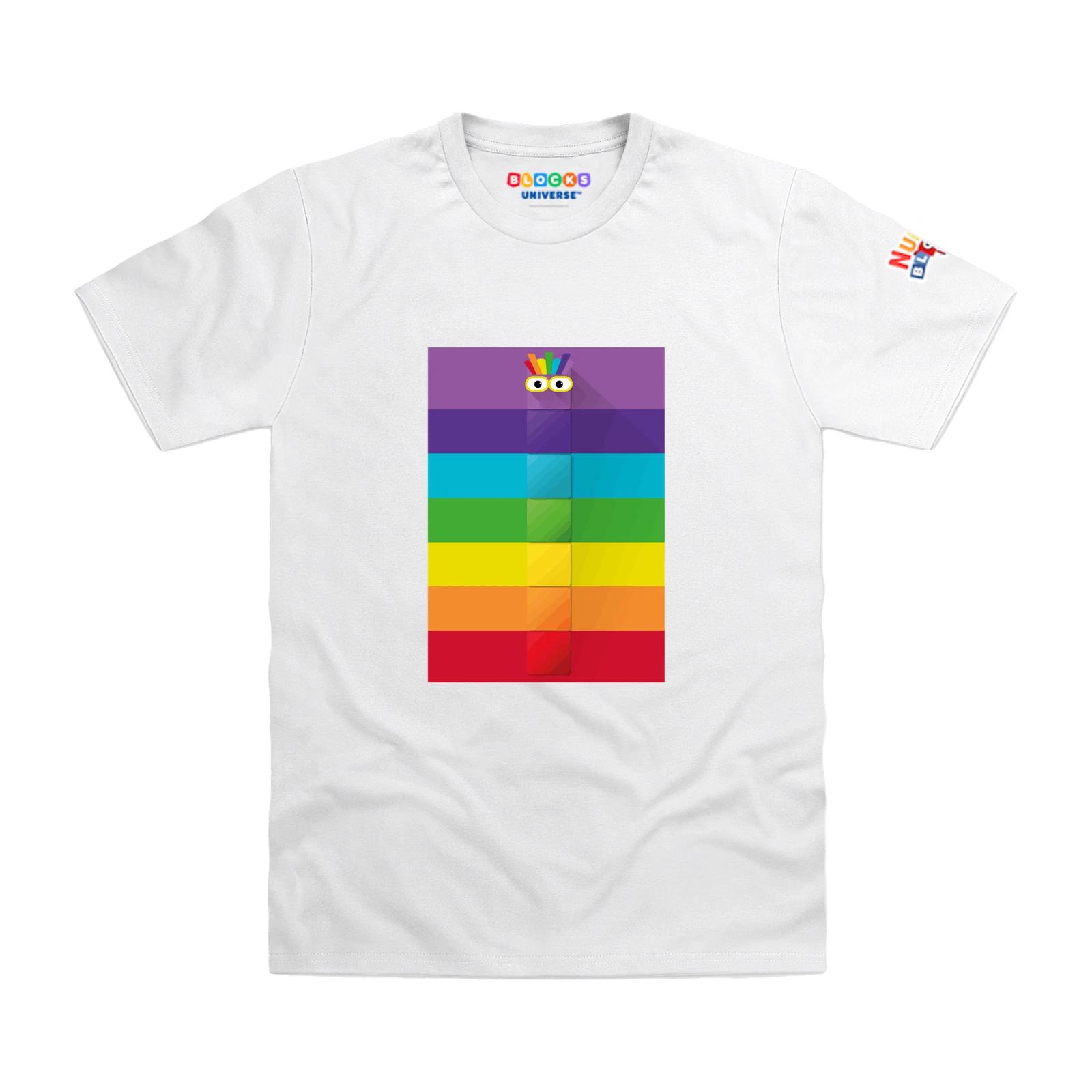 

Officially Licensed Numberblocks Camouflaged Seven Kids T-Shirt 150