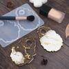 DIY Handgemachte Kristall Epoxidharzform Unregelmäßige Achat Spiegel Silikon Make-up Tablett Schale Kunst Zubehör Kreative Bastelbedarf