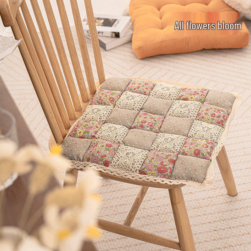 Lace Non-Slip Chair Cushion Pad for Dining and Living Room