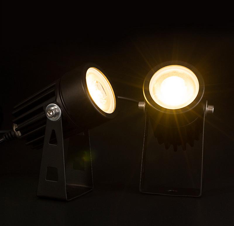 6W Aluminum Solar LED Spotlight for Garden and Outdoor Decoration