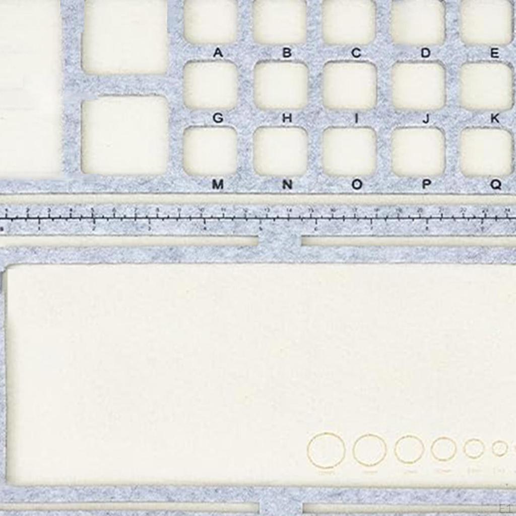 Bead Mats Design Boards Pads with Compartments Felt Beading for Supplies,