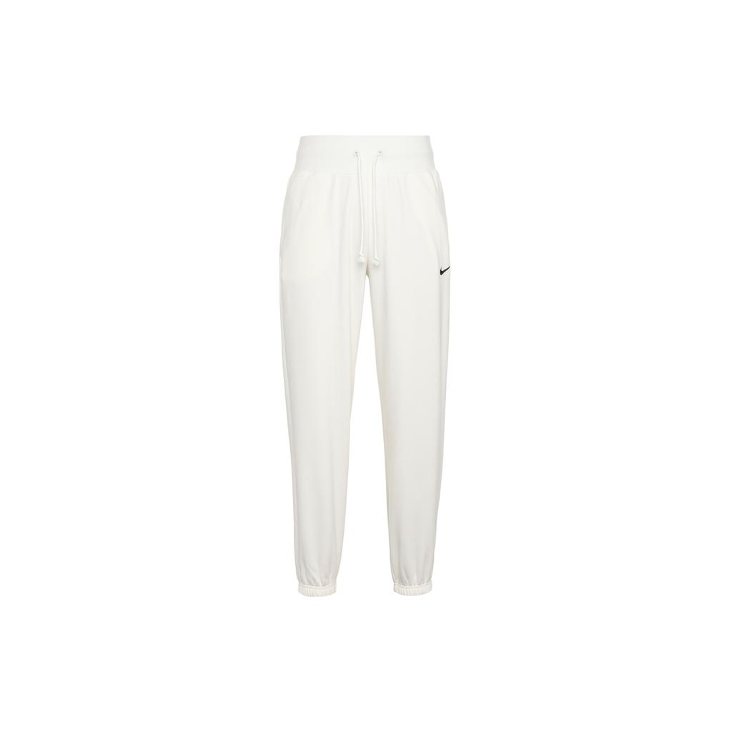 Nike Knitted Sweatpants Women's White Moderate Cuffed Pants DQ5888-133