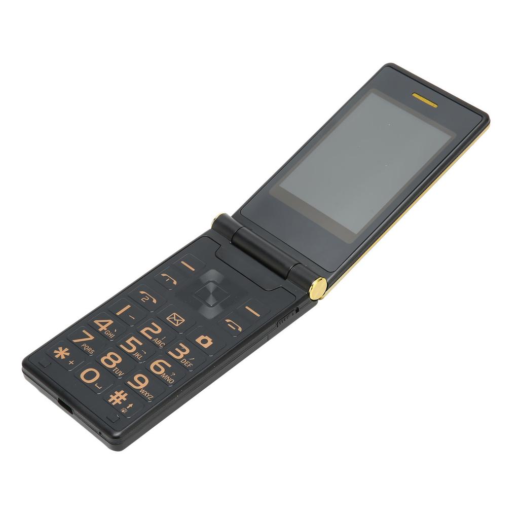 Senioren-Handy 3 Zoll Doppelbildschirm 2G Dual-SIM-Steckplätze 5900mAh Entsperrtes Handy für Ältere Eltern