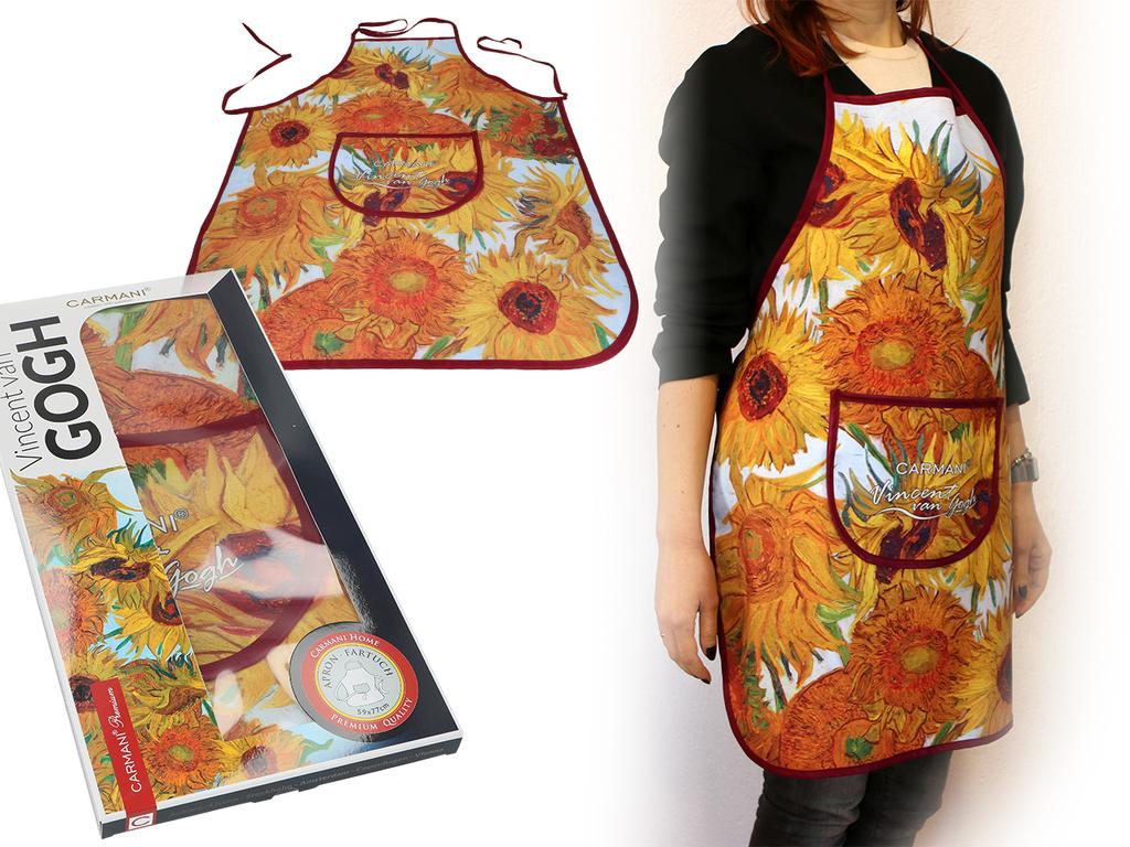 Fartuszek Kuchenny Damski Van Gogh Słoneczniki Carmani Na Prezent
