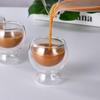 Einfache und Hochwertige Hochborosilikat 80ml Konzentrierte Doppelschichtige Kaffeetasse Latte Kaffeetasse 80ml