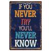 Dream Big Quotes Plaque Metal Tin Signs Wall Decoration Vintage Art Posters Iron Painting for Man Cave Home Cafe Garden Club Bar