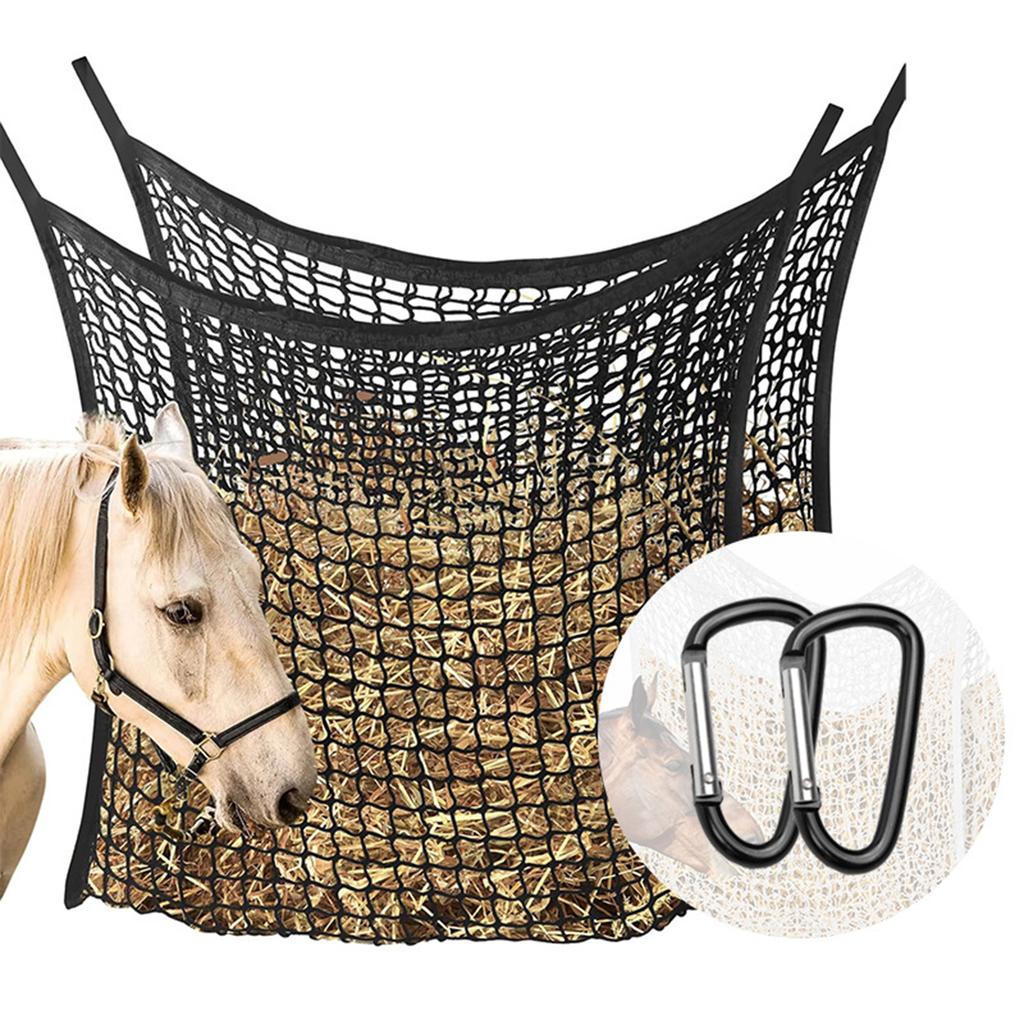 Heulagertasche Pferd Schaf Ställe Langsame Fütterung Heunetz Haustier Heutaschen Outdoor Heulagertasche Langsame Fütterung Heunetz
