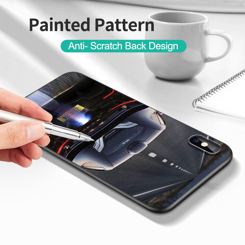 Black Tpu Case For Realme Q5 X XT X2 X3 Superzoom X50 V13 Q3i X7 PRO Ultra GT Master Edition Sports Cool Car Man