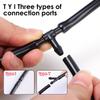Car Wiper Spray Hose Set Black Flexible Hose Car Windshield Wiper Washer Nozzle T/Y/I Washer Connector Pipe Wipers Accessories