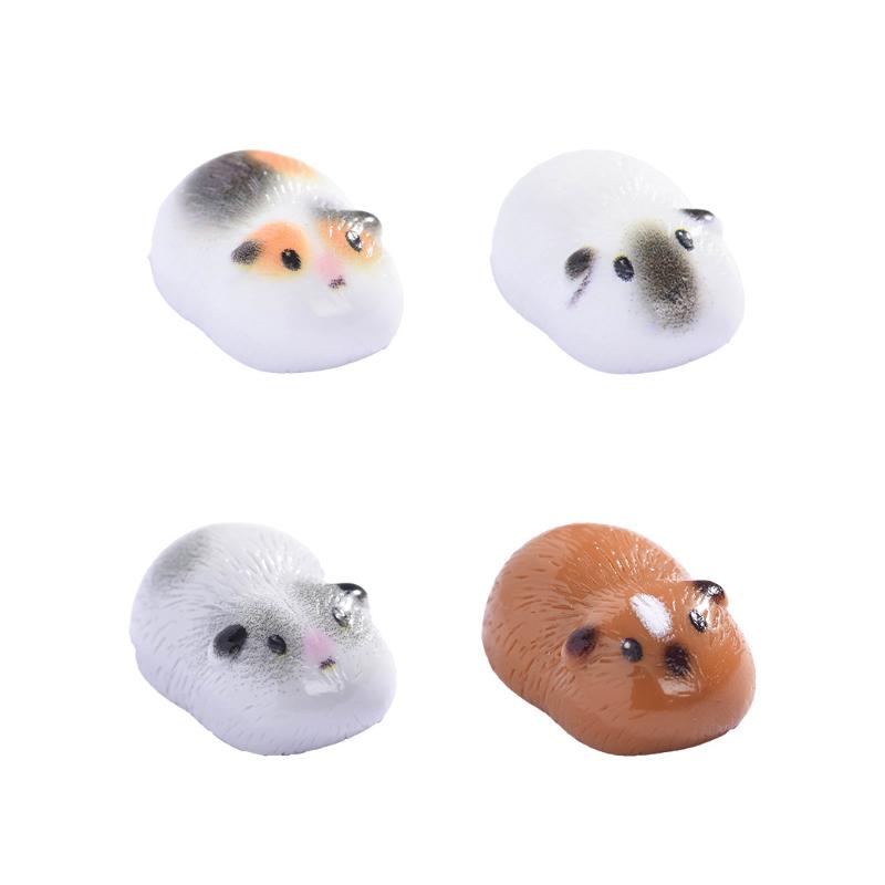 10/20Pcs Mini Guinea Pig Figurines Resin Cavy Miniature Animals Figurines Fairy Garden Miniature Moss Landscape Diy Crafts