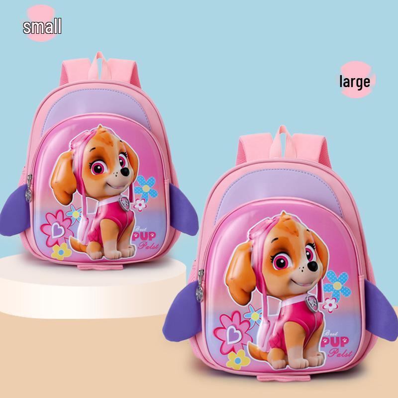 Paw Patrol Kids' Backpack: Cute Cartoon Hard Shell for Boys & Girls, Lightweight, Trendy & Versatile.
