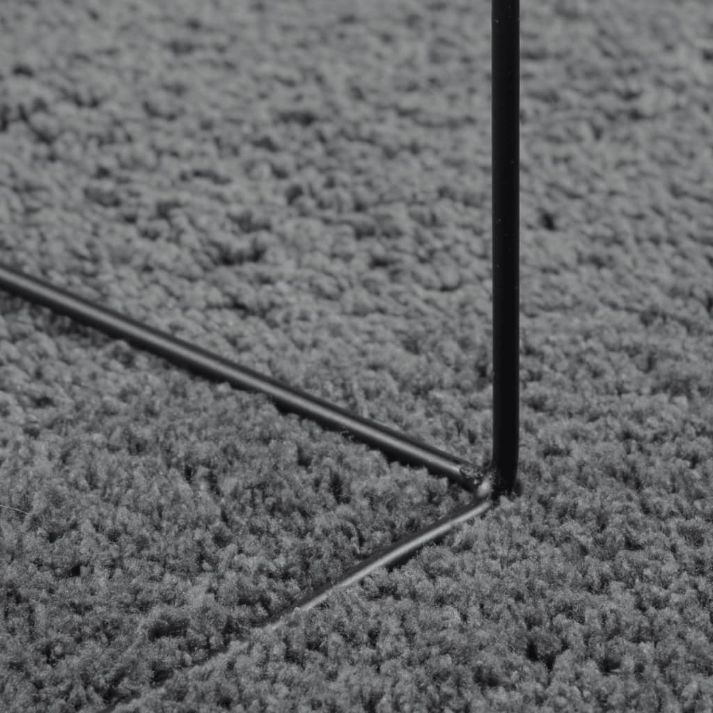 OVIEDO Short Pile Rug Anthracite 200 X 280 Cm