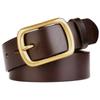 Meier Belt men's genuine leather youth k-style pin buckle first layer pure cowhide retro belt