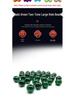 Green Imitation Jade Round Acrylic Beads for DIY Jewelry.