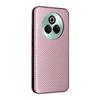 For Realme P3 Pro 5G Case Carbon Fiber Texture Drop-Proof PU Leather Phone Cover