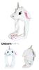 [TRAX SHOP] Animal Hat with Moving Ears, Kigurumi Plush Toy, Headgear (Unicorn B)