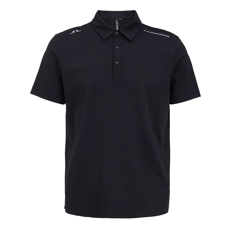 J.LINDEBERG Men's Sporty Short Sleeve Polo Shirt