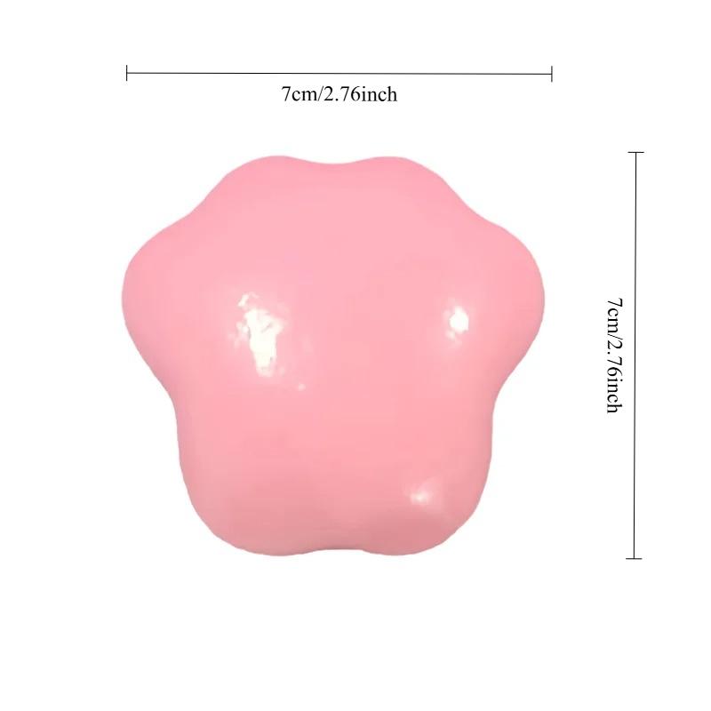 

Cute Pink Cream Cat Paw Fidgeting Plaything Super Squshiy Gentle Recovery Toy Kawaii Sticky Cake Cat Paw Toy Stress Relieving Toys For Girl