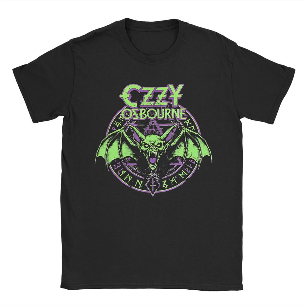 Ozzy Osbourne Bat Pentagram Graphic T-shirt