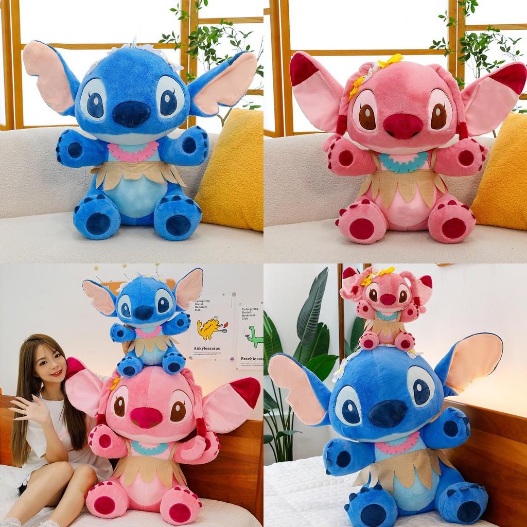 Adorable Stitch Plush Toy With Soft Blue And Pink Colors For Collectors And Fans