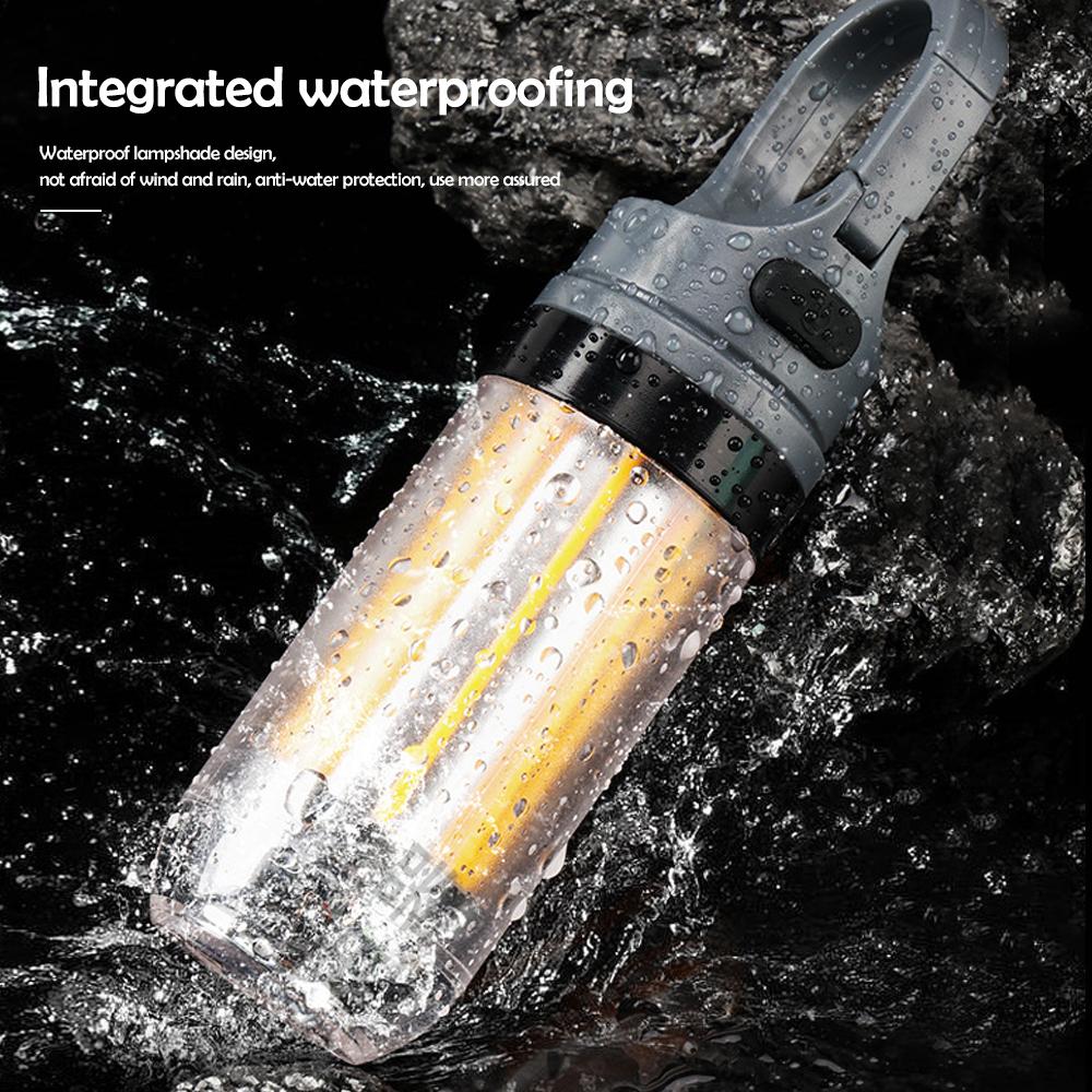 LED Portable Camping Lantern Rechargeable Super Bright Flashlight Camping Light Work Light 5 Modes Waterproof Outdoor Light