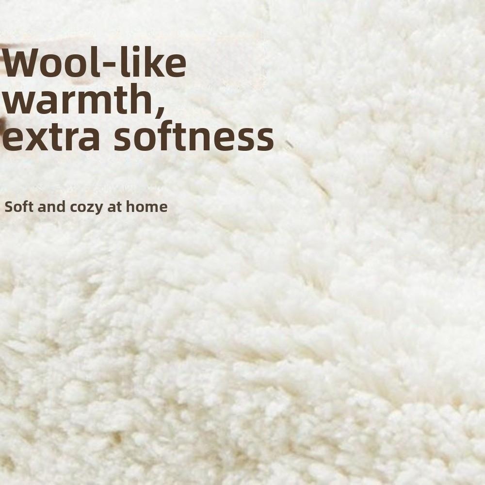 Thickened Chair Pad Imitation Cashmere Sofa Cushion Resistant Dirt Tufted Cushion  Car Seat