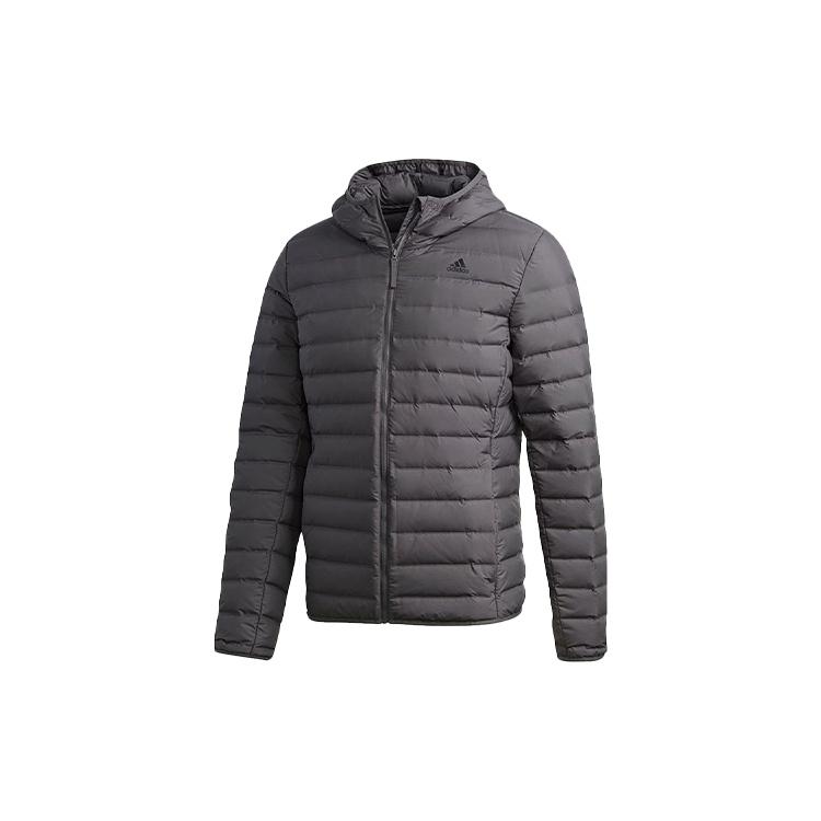 adidas Winter Leisure Comfortable Sports Down Jacket Male Black Men s GE5879 S