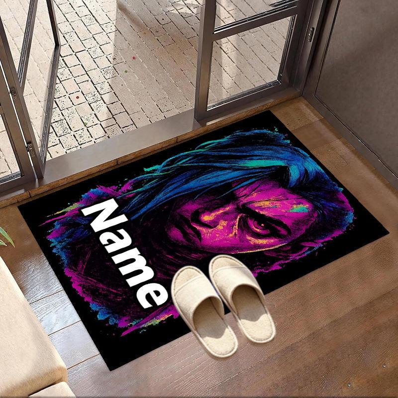 Custom Name Personalized Jinx Print Carpet, Versatile Home Decor Rug, for Playroom, Apartment, Balcony, Entryway, Hallway Gift