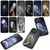Cover for Apple iPhone 16 15 14 Plus 13 12 Mini 17 Pro Max + ProMax 16E Air 16+ 15+ Coque Phone Case Bird Owl Cute