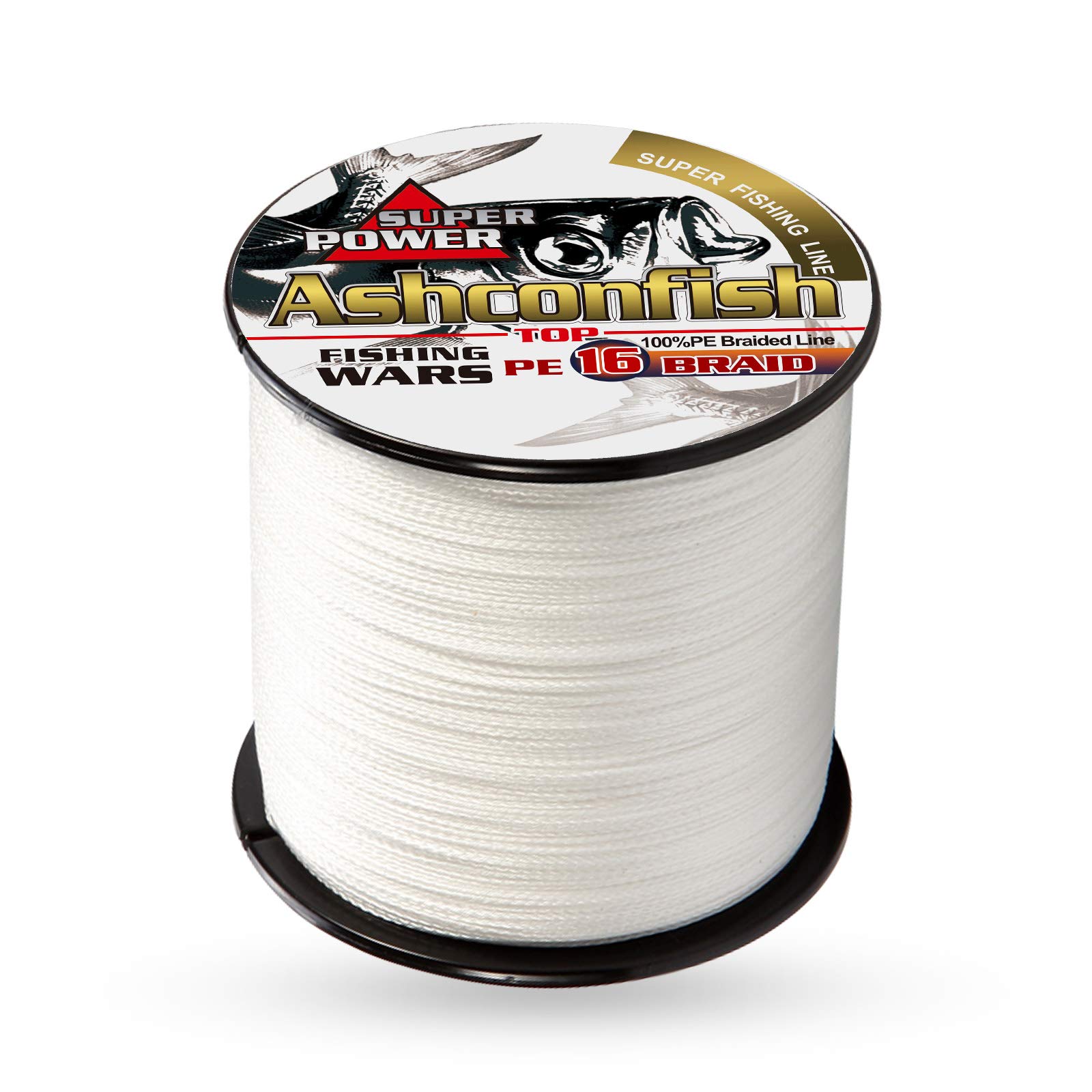 

Ashconfish Fishing Line Solid White 500m, Color,