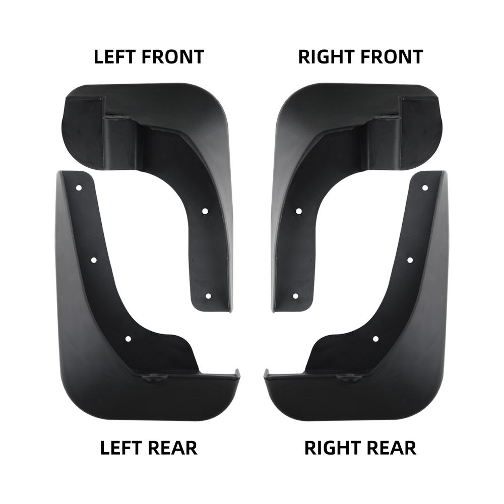 For Toyota Vios 2019 - 2025 2025 2025 Mudguards 4Pcs/Set Front Rear Mud Guards Cover Mudflaps Fender Cover Protector Accessories