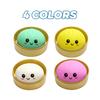 1-4pcs Colorful Simulated Dumpling Squishy Relaxing  Antistress Enhance Happiness Rebound Squeeze  Toy